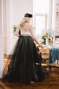 Black Wedding Dress | Olive Photography Toronto