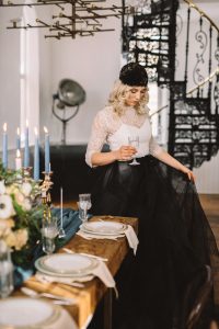 Black Wedding Dress | Olive Photography Toronto